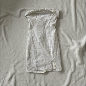 White strapless dress!!